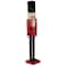 5ft. Commercial Red & Black Wooden Christmas Nutcracker Soldier